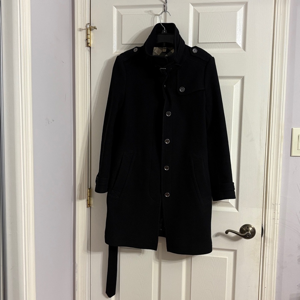 Size 8 Burberry Black Trench Coat for Women - Picture 12 of 13
